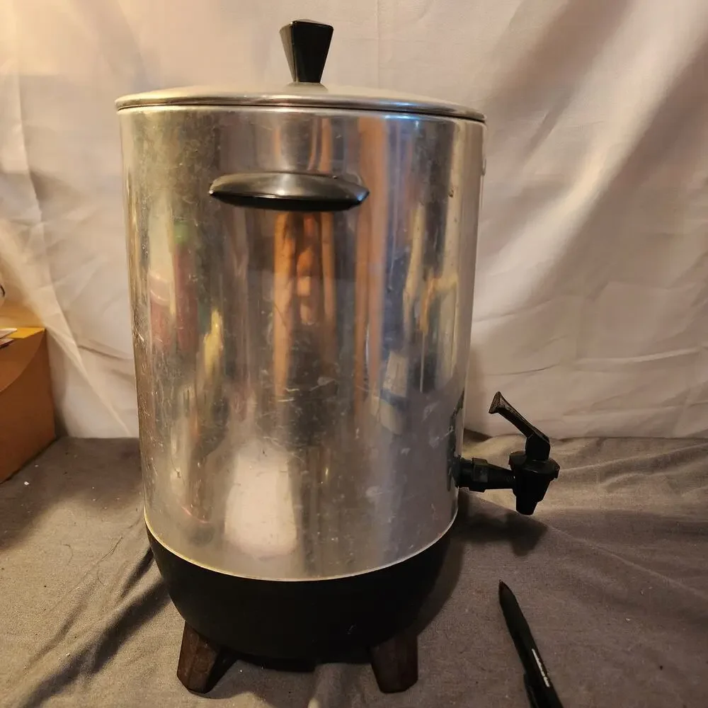 Mirro-matic Coffee Electric Percolator 30 Cup- M-0130 Tested&Works
